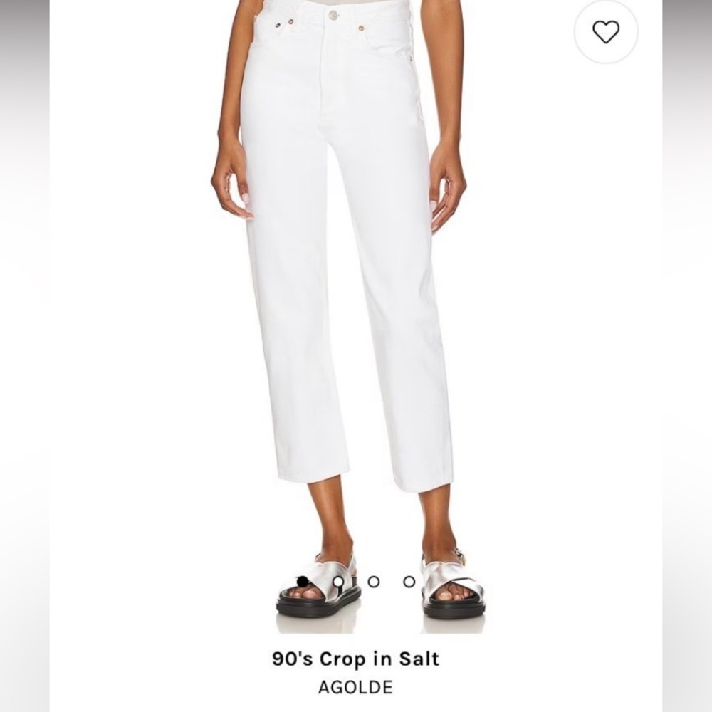 90's Crop in Salt
AGOLDE